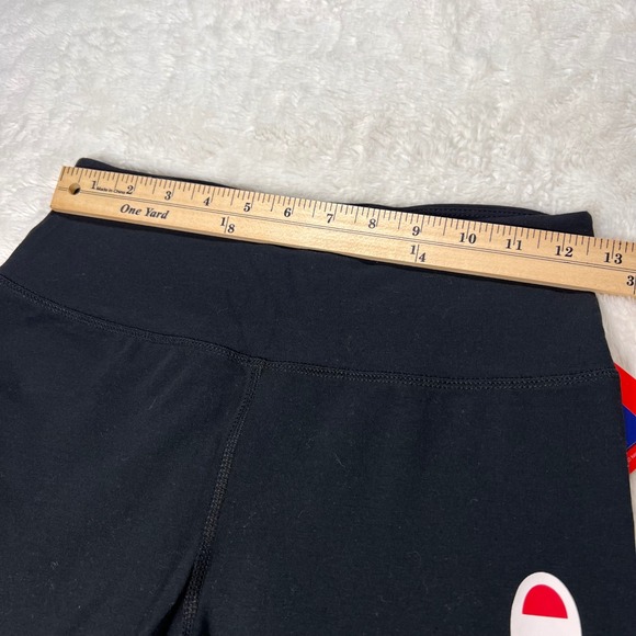 Champion Women's Athletic Black Logo Bike Compression Shorts Size Medium NWT - Picture 10 of 14